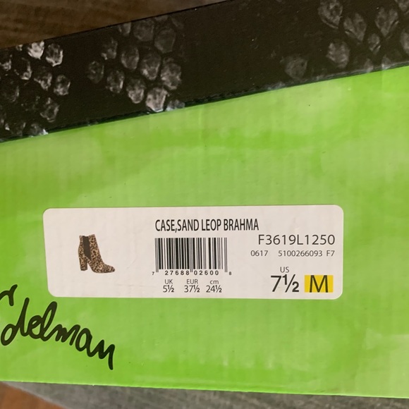 NIB Sam Edelman Case Chelsea Booties Leopard - Picture 9 of 10